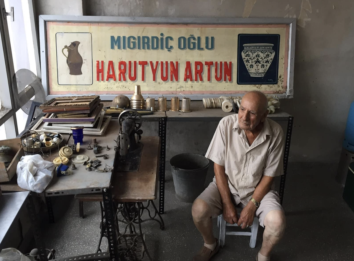 Ordulu bakır ustası Harutyun Artun 100 yaşında